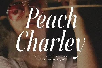 Peach Charley Modern Serif Font