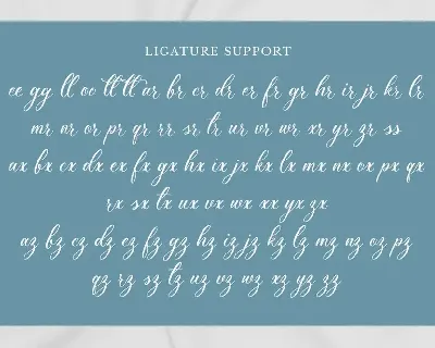 Shineblue - Romantic Calligraphy Font