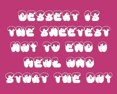 Eltosina Bubble Display Font
