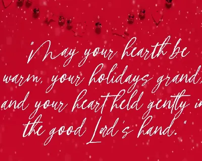 Another Christmas Script Font