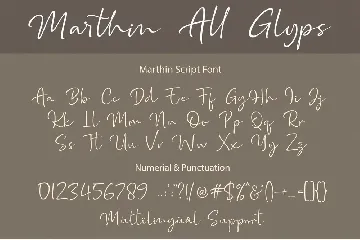 Marthin - Modern Font