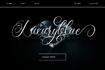 Luxuryone Calligraphy font