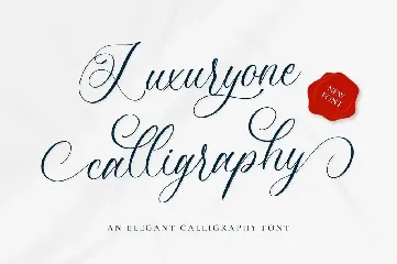 Luxuryone Calligraphy font