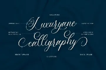 Luxuryone Calligraphy font