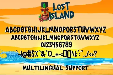 Lost Island - Summer Font