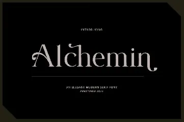 Alchemin - Advertisement Font