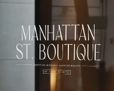 Aestheci - Unique and Elegant Slim Sans font