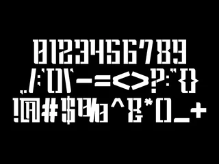 El Goro font