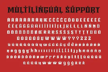 SAQTAH | Display Hero Font