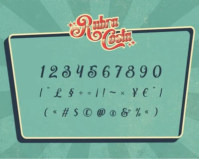 Rubra Costa font