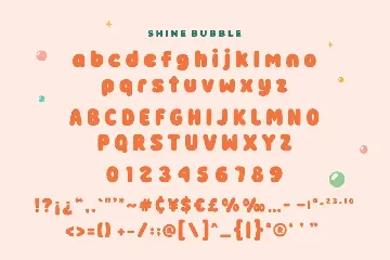 Shine Bubble font
