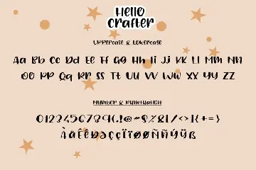 Hello Crafter font