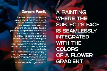 Genova Sans Font Typeface