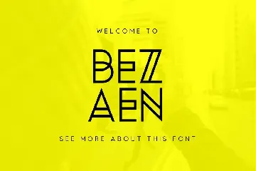 Bezaen Typeface font