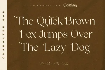 Qeinsha A New Modern Serif Font