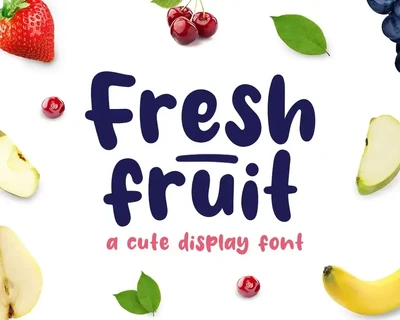 Fresh Fruit font