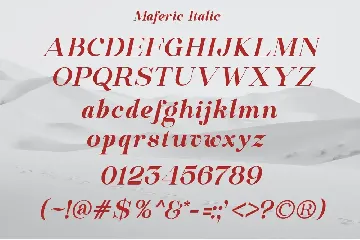 Maferic Signature font