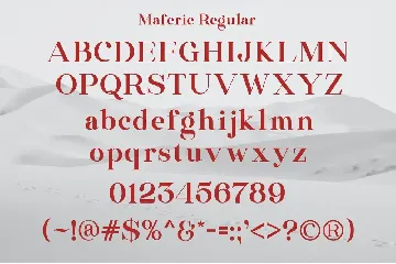 Maferic Signature font