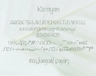 Kanayan font