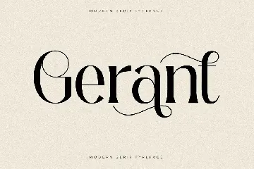 Gerant Modern Serif Font