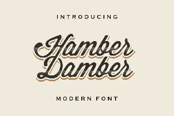 Hamber Damber Font