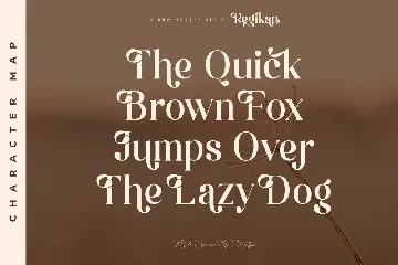 Regikan A New Modern Serif Font