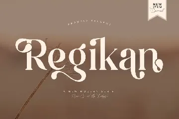 Regikan A New Modern Serif Font