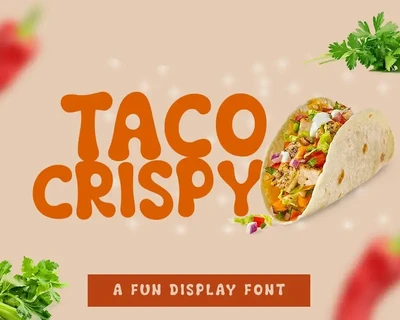 Taco Crispy font