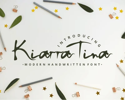 Kiarra tina font