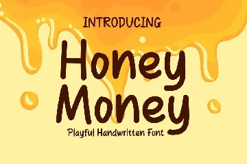 Honey Money Fun Handwritten Font