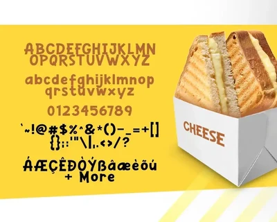 Cheese Toast font