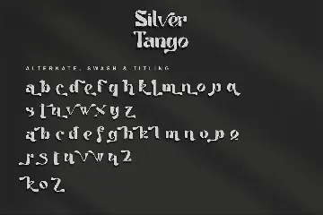 Tango Silver font