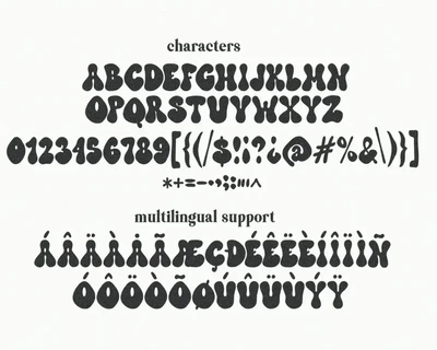 Caramel Cake Beautiful Groovy Font