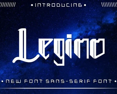 Legino font