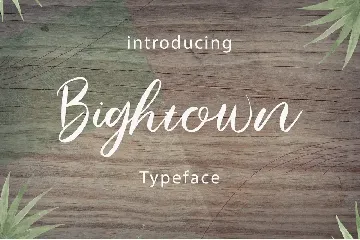 bightown font