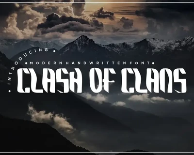 Clash of clans font