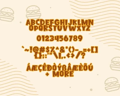 Burger Extra font
