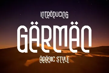 Garman font