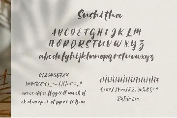 Sushitha font