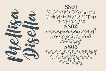 Mellisa Disella Script font