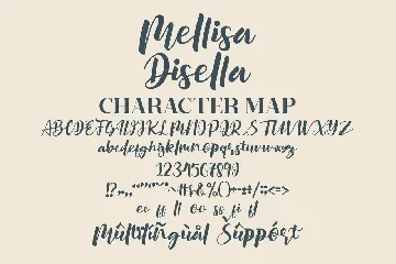 Mellisa Disella Script font