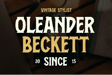 Vintage Browner font