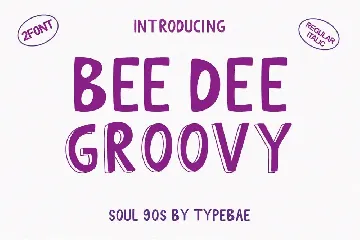 Bee Dee Groovy Display Font