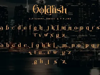 Goldfish font