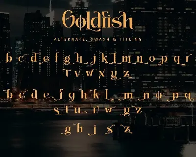 Goldfish font