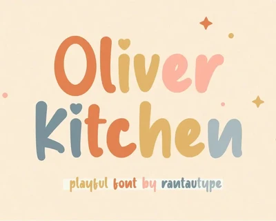 Oliver Kitchen  A Playfull Font