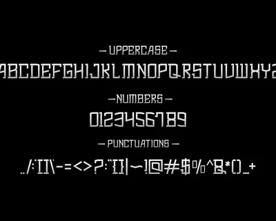 Newblang font