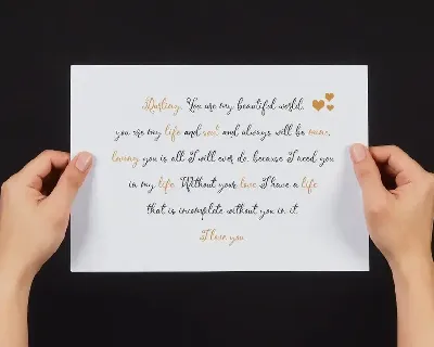 The Lord Of Bronze - Romantic Calligraphy Font