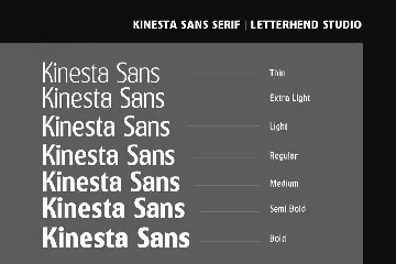 Kinesta Sans font