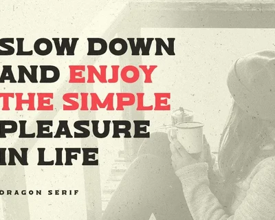 Dragon Serif - Modern Vintage Serif Font